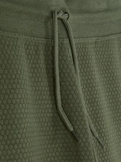 Spodnie dresowe z fakturą plastra miodu