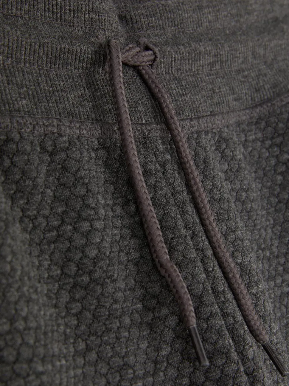 Spodnie dresowe z fakturą plastra miodu