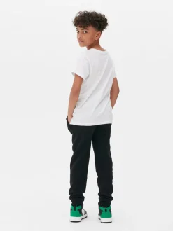 Spodnie dresowe z gumką i ściąganym sznurkiem