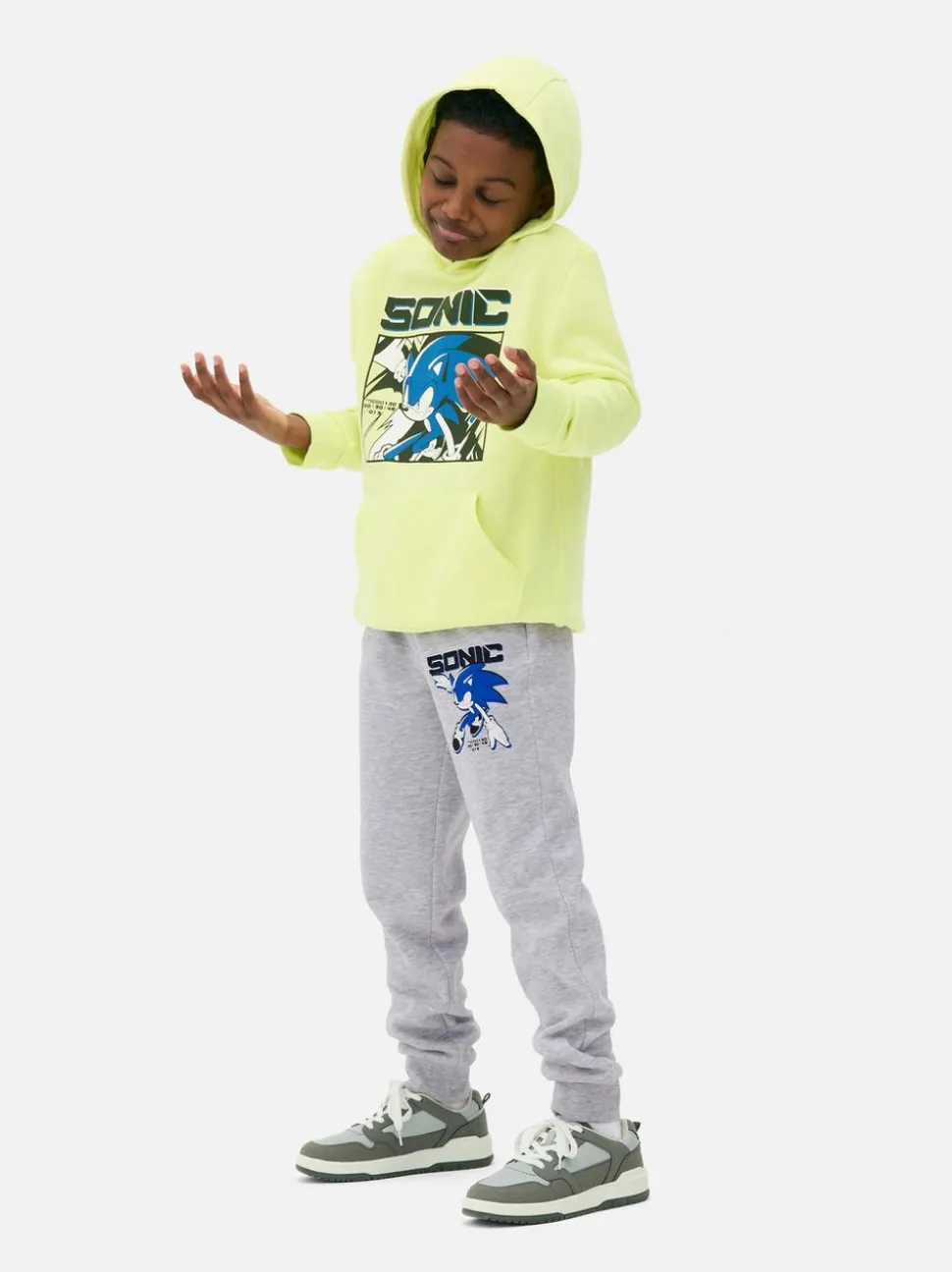 Spodnie dresowe z motywem Jeża Sonica