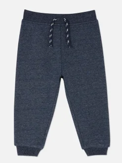 Spodnie dresowe z nadrukiem i ściąganym sznurkiem