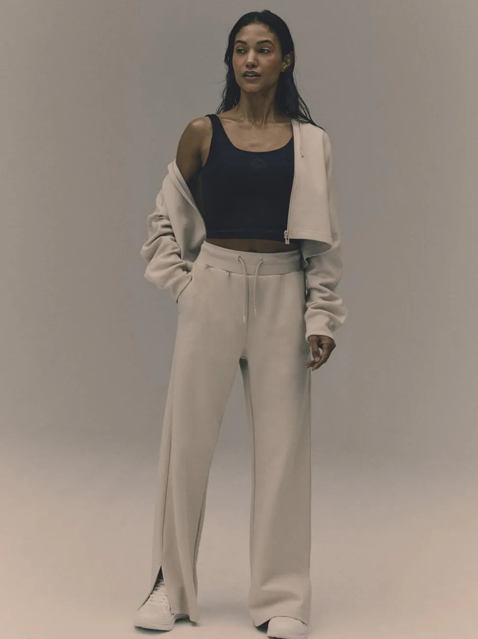 Spodnie dresowe z szeroką nogawką Kappa x Primark