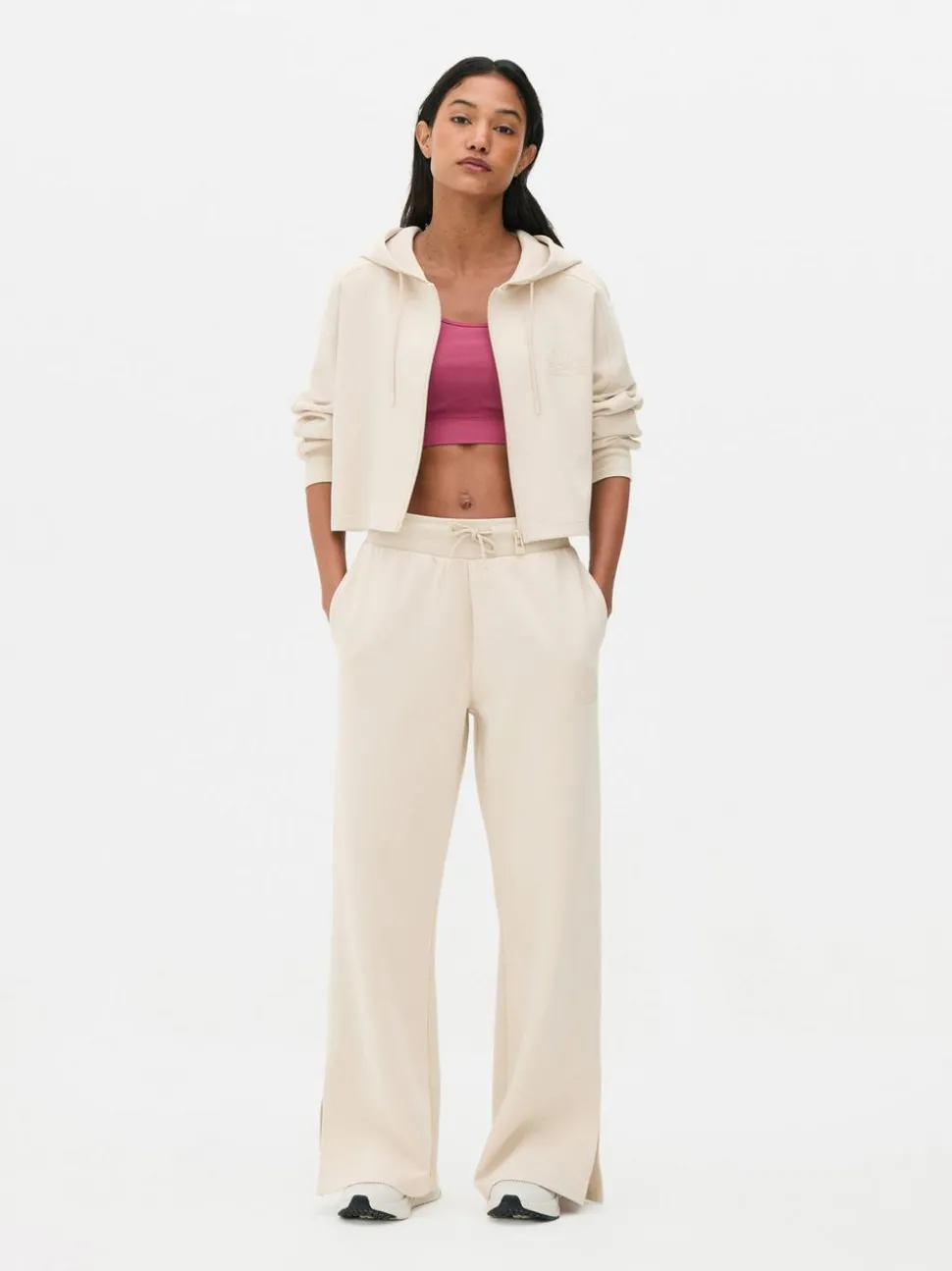 Spodnie dresowe z szeroką nogawką Kappa x Primark