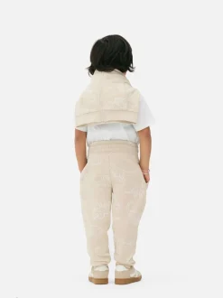 Spodnie dresowe ze szkicowanym nadrukiem