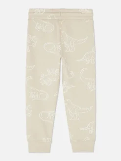 Spodnie dresowe ze szkicowanym nadrukiem