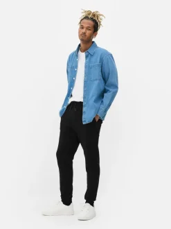 Spodnie dresowe ze sznurkiem i ściąganymi nogawkami