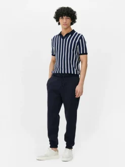 Spodnie dresowe ze sznurkiem i ściąganymi nogawkami