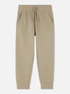 Spodnie dresowe ze sznurkiem i ściąganymi nogawkami