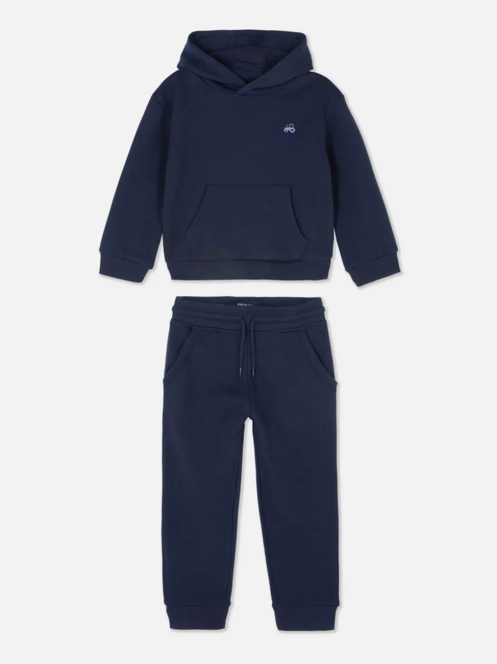 Spodnie dresowe ze sznurkiem i bluza z kapturem