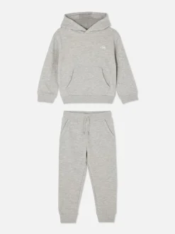 Spodnie dresowe ze sznurkiem i bluza z kapturem