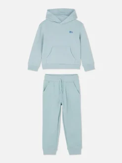 Spodnie dresowe ze sznurkiem i bluza z kapturem