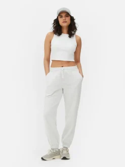 Spodnie dresowe ze sznurkiem i ściąganymi nogawkami