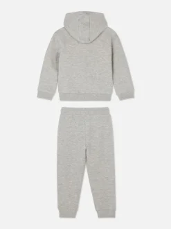 Spodnie dresowe ze sznurkiem i bluza z kapturem