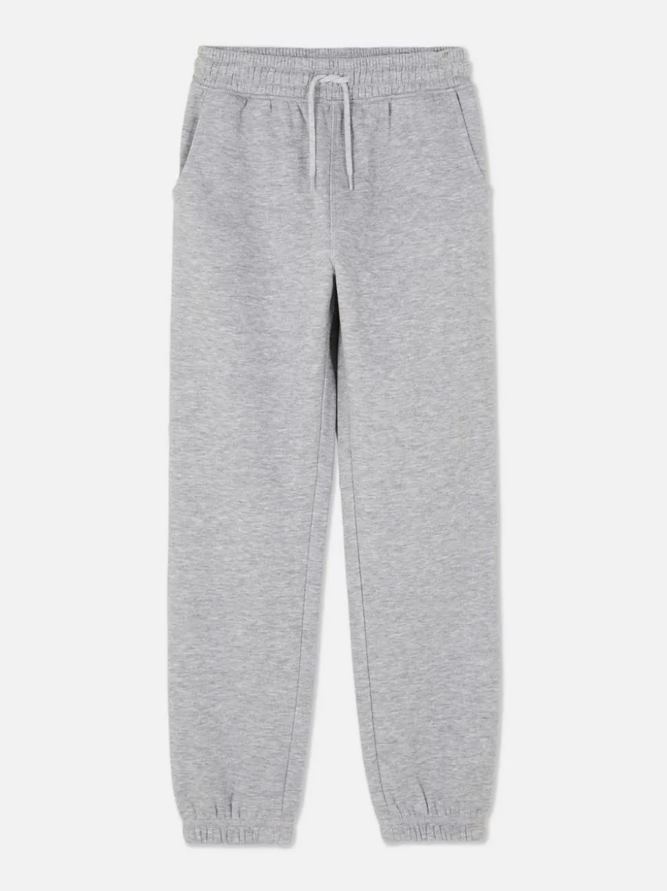 Spodnie dresowe ze sznurkiem w pasie i ściąganymi nogawkami