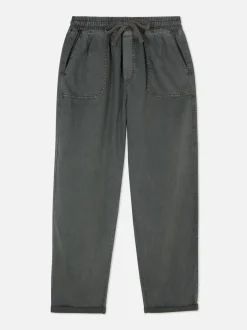 Spodnie dresowe ze sznurkiem w pasie