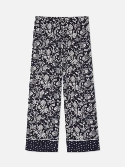Spodnie od piżamy w kwiaty