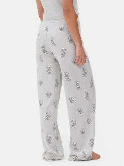 Spodnie od piżamy z szeroką nogawką, motyw Disneya