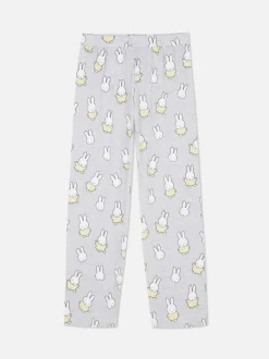 Spodnie od piżamy z szeroką nogawką i motywem Miffy