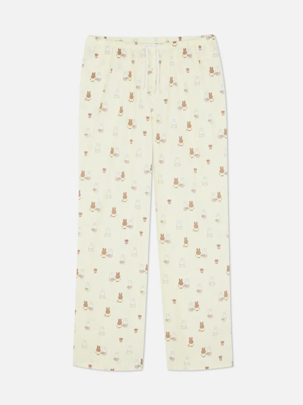 Spodnie od piżamy z szeroką nogawką i motywem Miffy