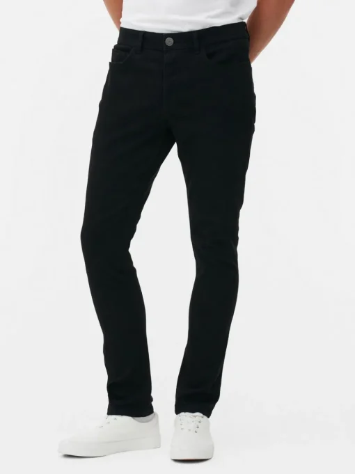Spodnie skinny z diagonalu