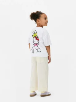 Spodnie typu paper bag z szeroką nogawką