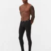 Sportowe legginsy z logo w pasie