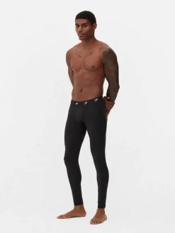 Sportowe legginsy z logo w pasie