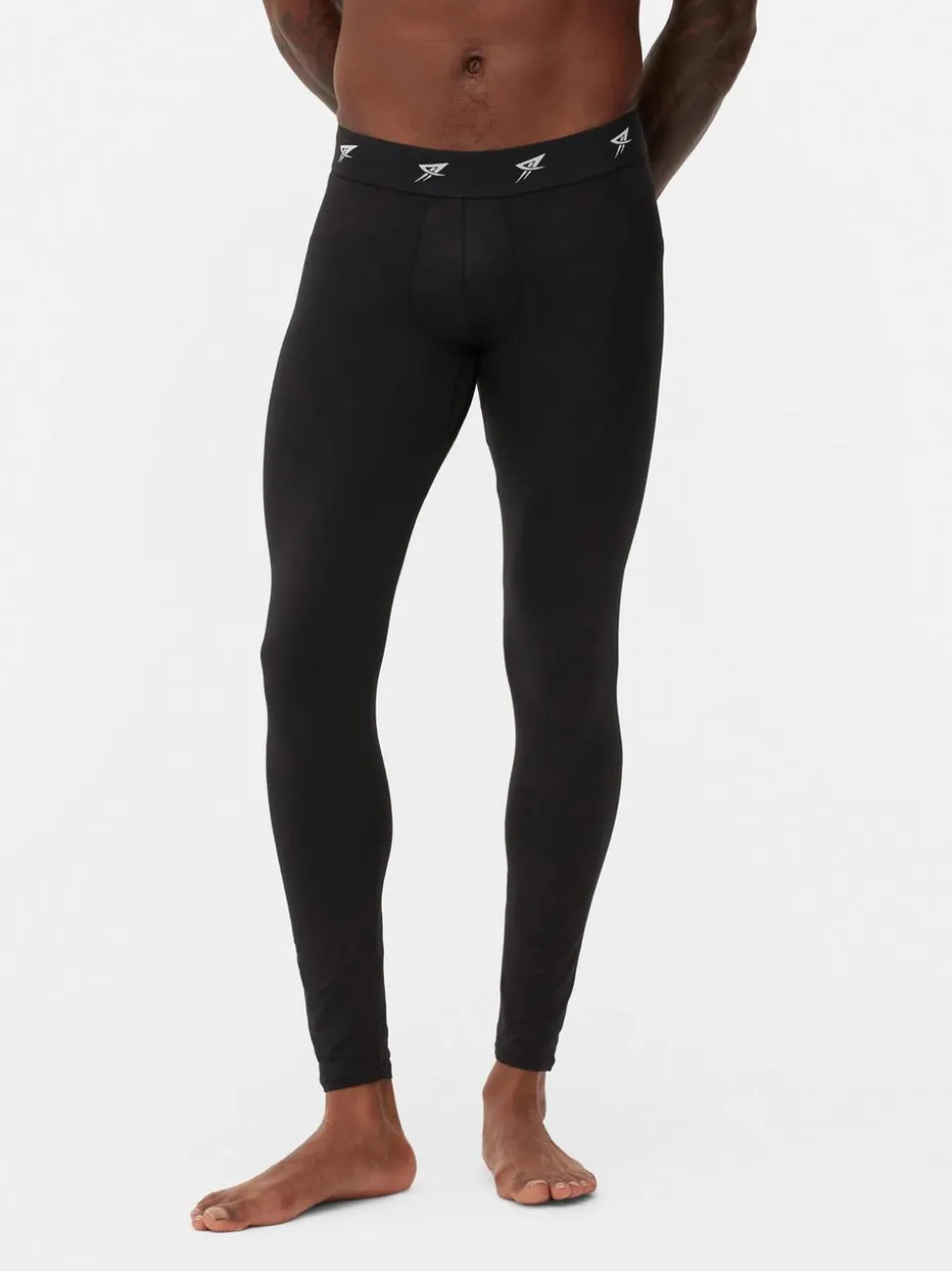 Sportowe legginsy z logo w pasie