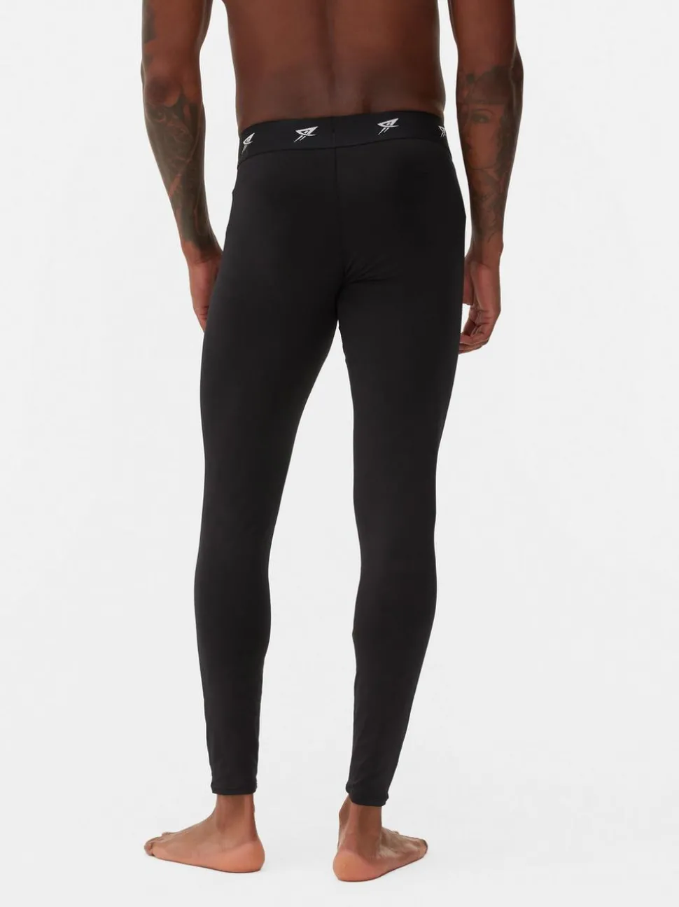Sportowe legginsy z logo w pasie