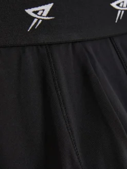 Sportowe legginsy z logo w pasie