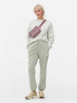 Sportowe spodnie dresowe ściągane sznurkiem