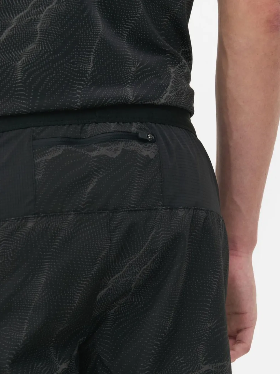 Sportowe szorty do biegania z efektem ombré