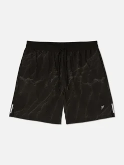 Sportowe szorty do biegania z efektem ombré