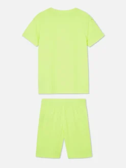 Sportowy komplet z topem i szortami