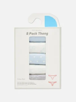 Stringi na co dzień z różnym wzorem, 5 par