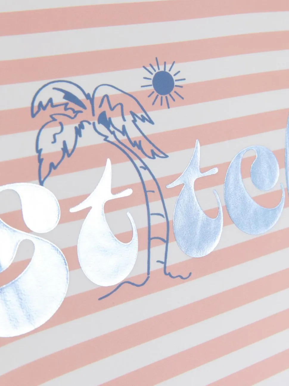 Strój kąpielowy w paski z motywem Sticha Disneya