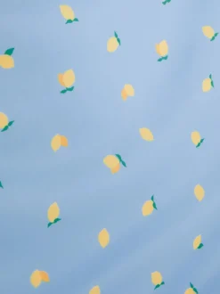 Strój kąpielowy z wycięciem z tyłu i motywem cytryn