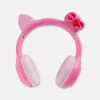 Słuchawki z uszami i kokardą Hello Kitty