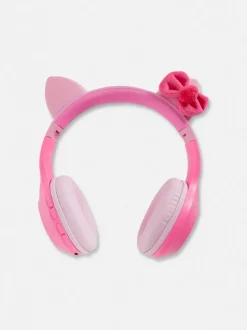 Słuchawki z uszami i kokardą Hello Kitty