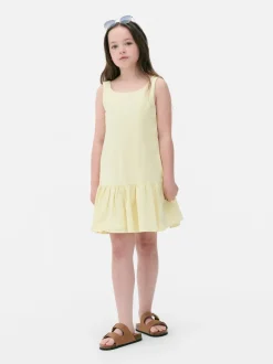 Sukienka bez rękawów z niskim stanem