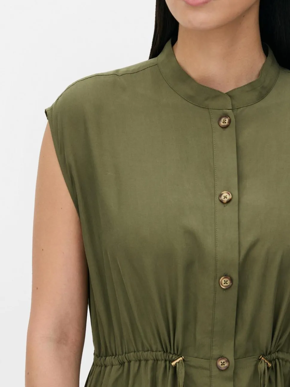 Sukienka bez rękawów ze sznurkiem w talii The Edit