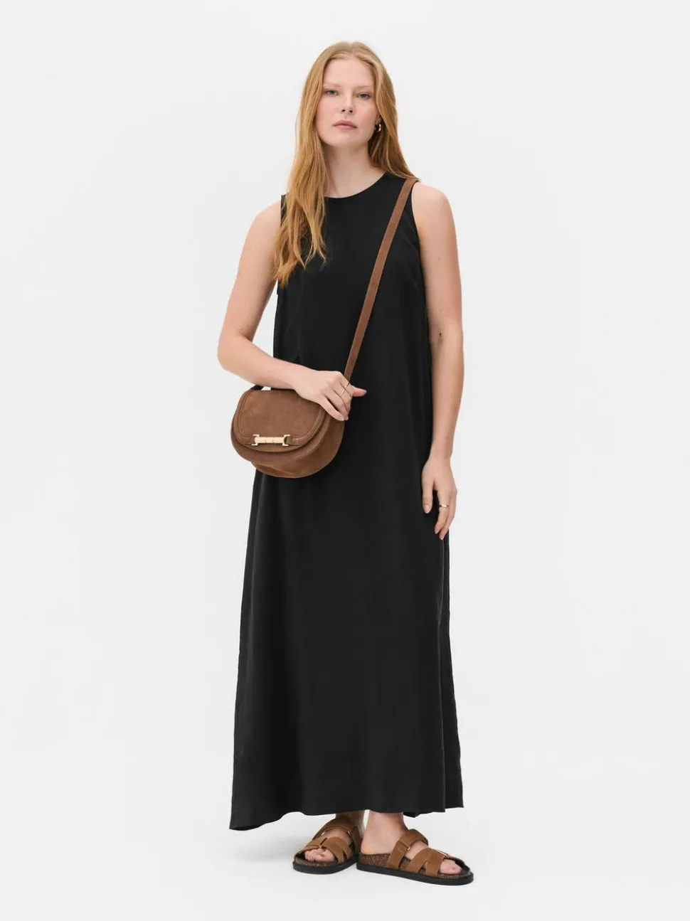 Sukienka midi bez rękawów The Edit