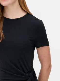 Sukienka midi z węzłem