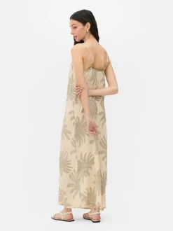 Sukienka na ramiączkach maxi Paula Echevarría