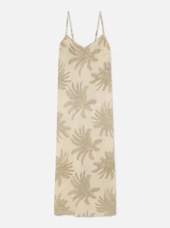 Sukienka na ramiączkach maxi Paula Echevarría