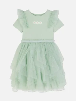 Sukienka tutu w kwiaty