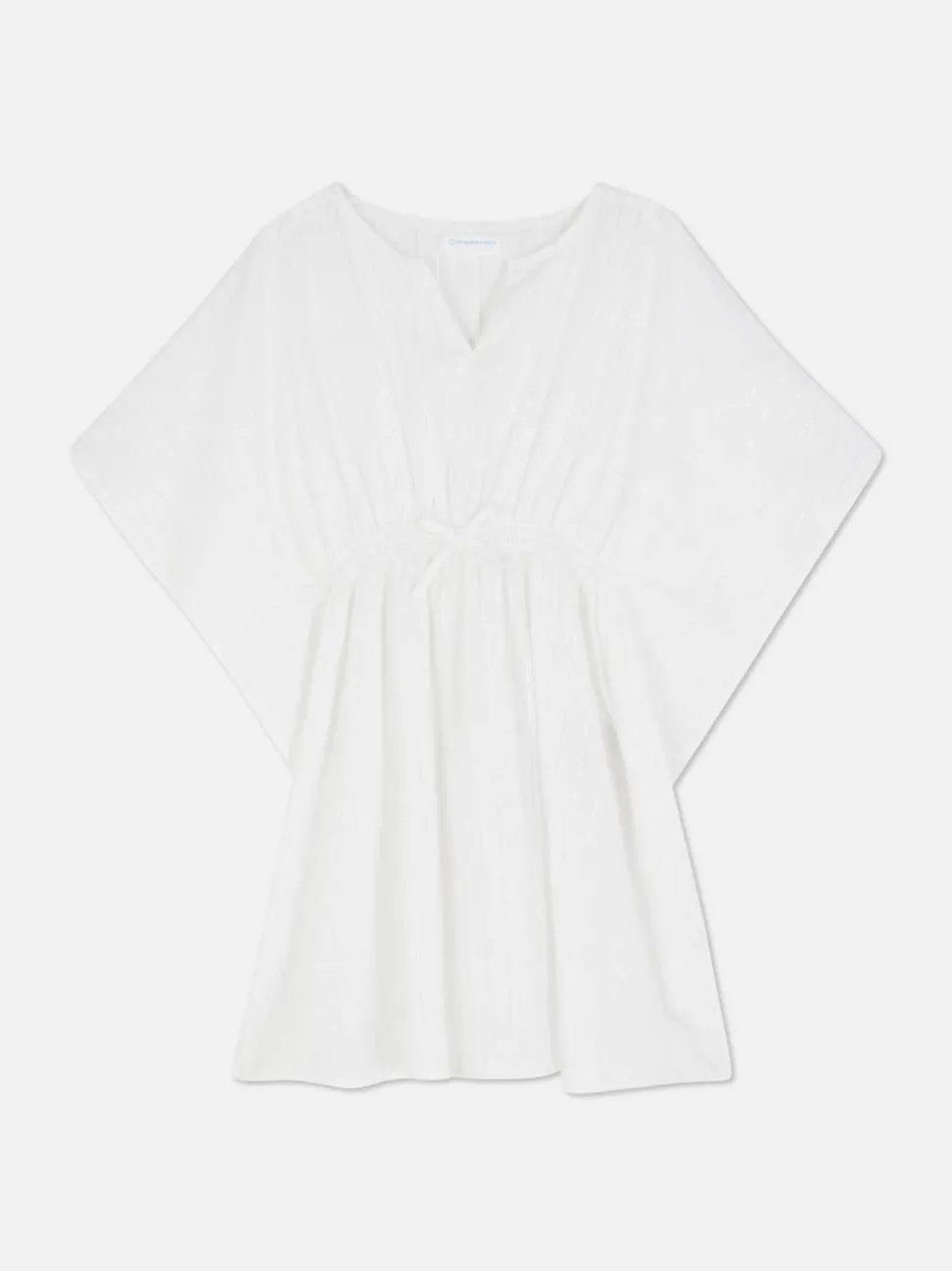 Sukienka typu kaftan z marszczoną talią