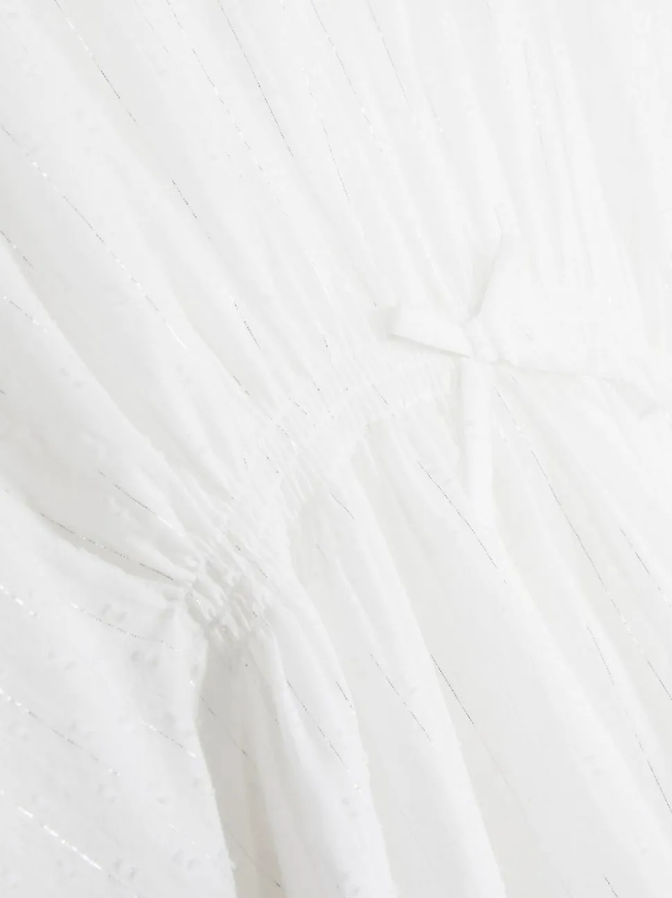 Sukienka typu kaftan z marszczoną talią