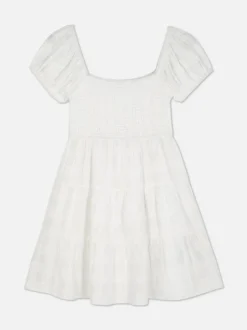 Sukienka warstwowa z marszczeniami