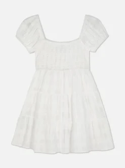 Sukienka warstwowa z marszczeniami